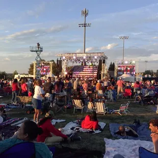 Celebrate America main show.