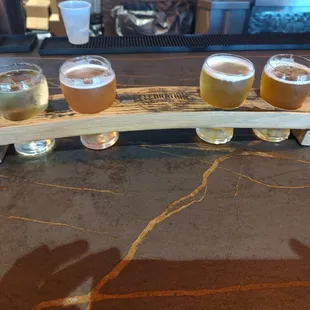 They are still in their "soft opening" but they have flights available now which is great for those who like to try different beers