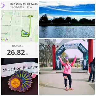 Day 1 is a wrap! 17th marathon done #newyearsdouble
