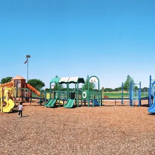 Beautiful and colorful park