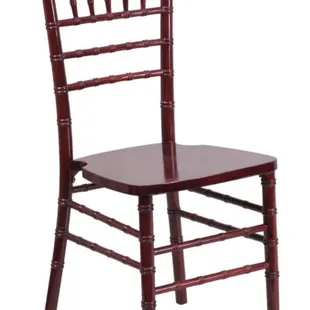 Mahogany Wood Chiavari Chairs now available.