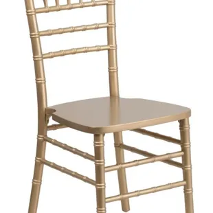 Gold Wood Chiavari Chairs now available