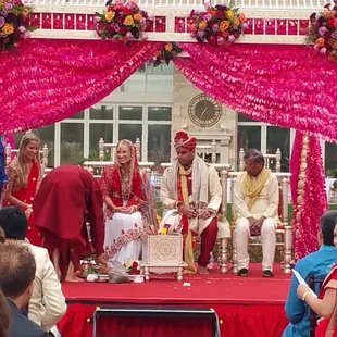 Cell phone image.  Indian wedding at #jwmarriottdesertridge