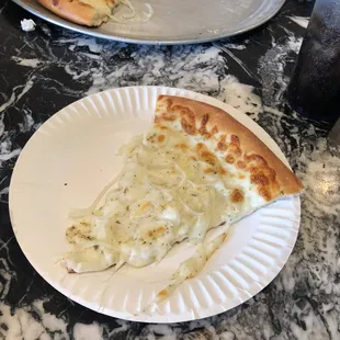 White Pizza with Onions