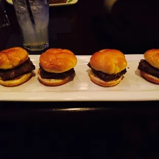 The classic sliders are mini and VERY cool. Yummmmy