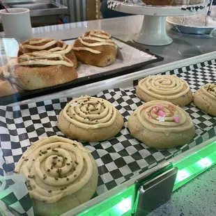 Their dessert display.