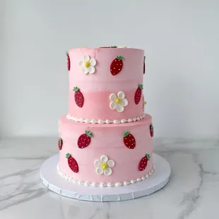 Beautiful cake for baby shower. The outside was perfect but the inside was very basic , like a grocery store cake :( very pricey :(