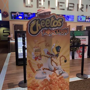 LOVE the Cheeto popcorn here