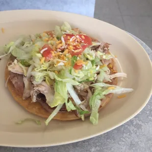 Chicken tostada