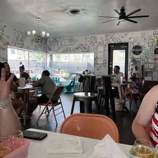 When you walk in this is what you see- sitting area