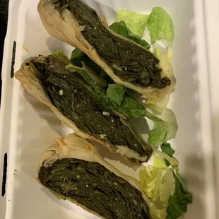 Collard Green Eggrolls