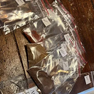 Variety of seasonings for an Indian recipe for about $3