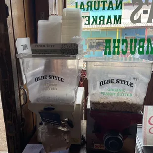 Make your own fresh almond butter or peanut butter