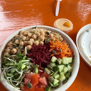 Buffalo chickpea bowl