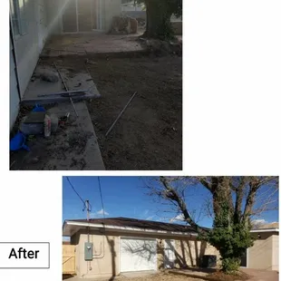 Yard remodel