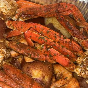 Snow Crabs and Shrimp Combo
