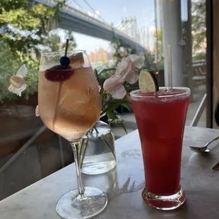 Celestine spritz Raspberry Rickey