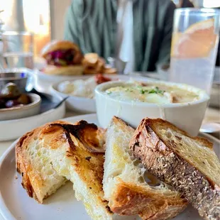 a plate of food on a table
