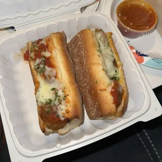 Meatball Parmigiana Sandwich