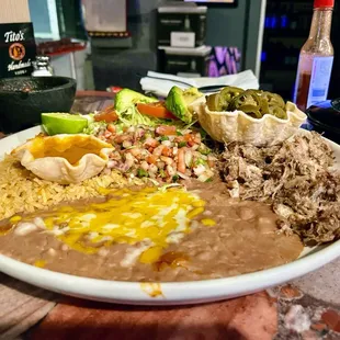 Carnitas plate