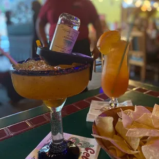 Spicy mango margarita
