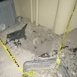 Uncovered holes turning off water service on a daily basis