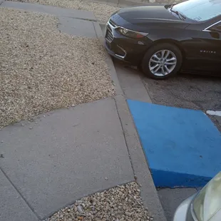 No wheelchair access to disability impaired wheelchair access people