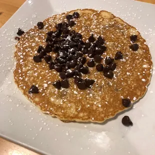 Chocolate chip pancake