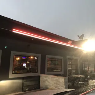 the outside of the restaurant