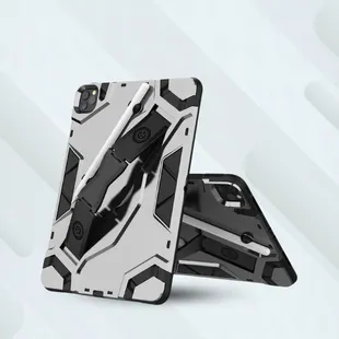 Futuristic Design iPad Cover with Pencil Holder