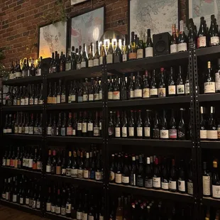 Enjoying wine and small bites.