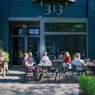Take a seat on the Cellar 313 patio!
