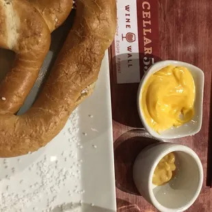 Pretzel was surprisingly good. Great mustard.