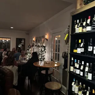 people sitting at tables