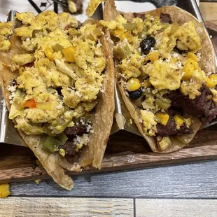 Breakfast Steak Tacos