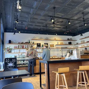 Dining area and front counter