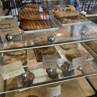 Pastries, muffins, cookies