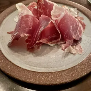 Cured iberian pork