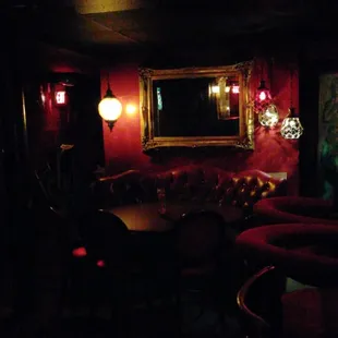 Speak easy, dim lit,but great atmosphere