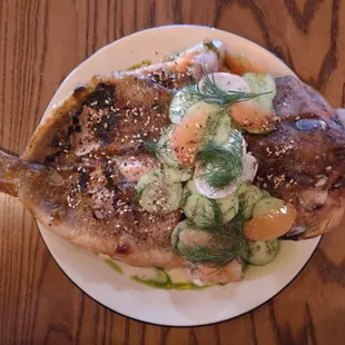 Grilled Whole Rockfish