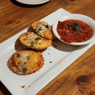 Fried ravioli is delicious