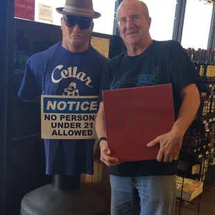 This guy didn't have a lot to say, but the store people were great !