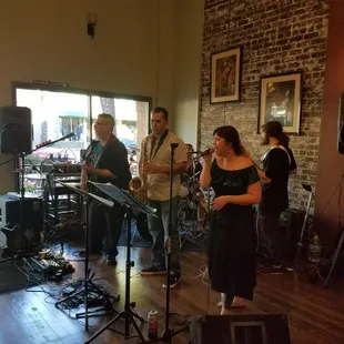 Cellar Door live! June 29th until 10 p.m. 3 Stones cry! Awesome band!