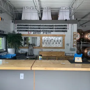 a view of the tasting area