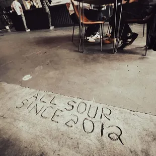 All sour since 2012!