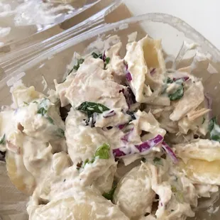 Tuna macaroni shell salad