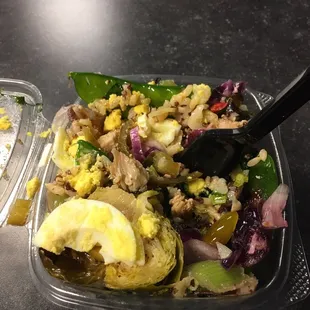 From the salad bar (price is per container not by weight)