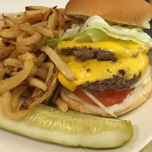 Double cheeseburger!