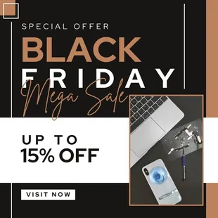 Special Black Friday Mega Sale: Up to 15% Off