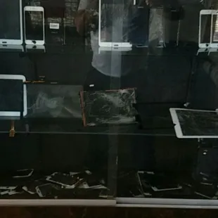 For every cracked screen in this cabinet is a happy Customer with a like new device they had come back to life!